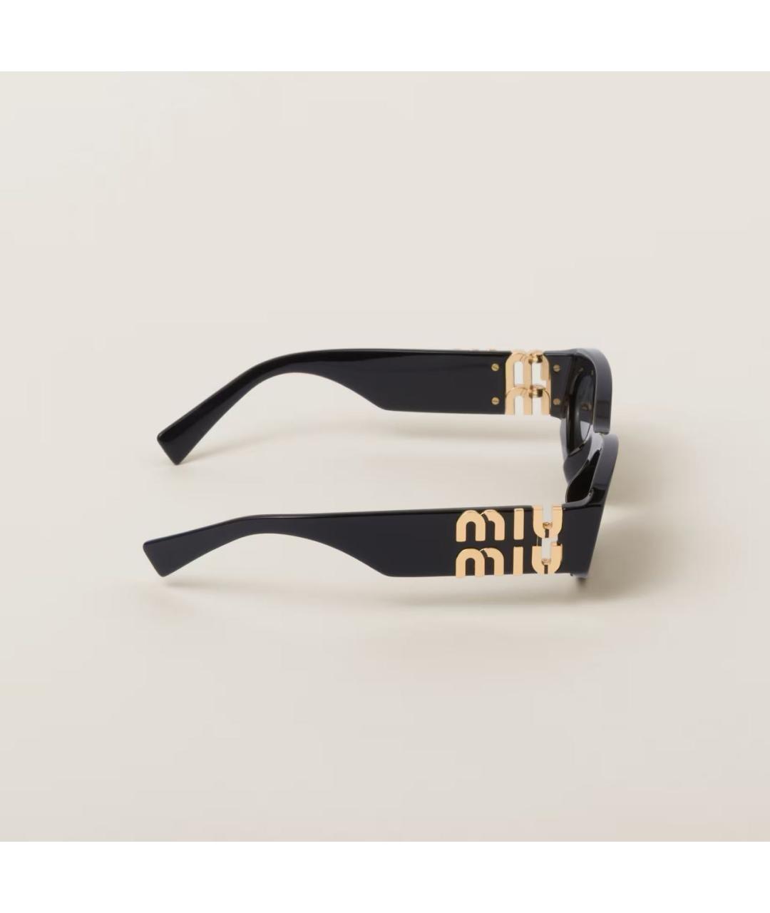 MIU MIU Черные солнцезащитные очки, фото 4
