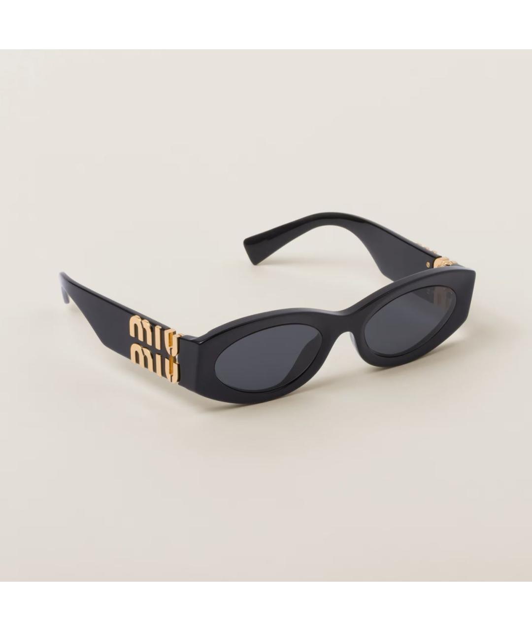 MIU MIU Черные солнцезащитные очки, фото 3