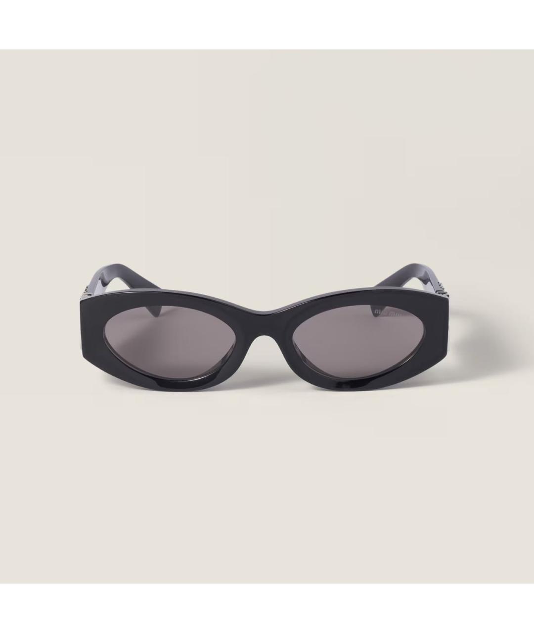 MIU MIU Черные солнцезащитные очки, фото 6