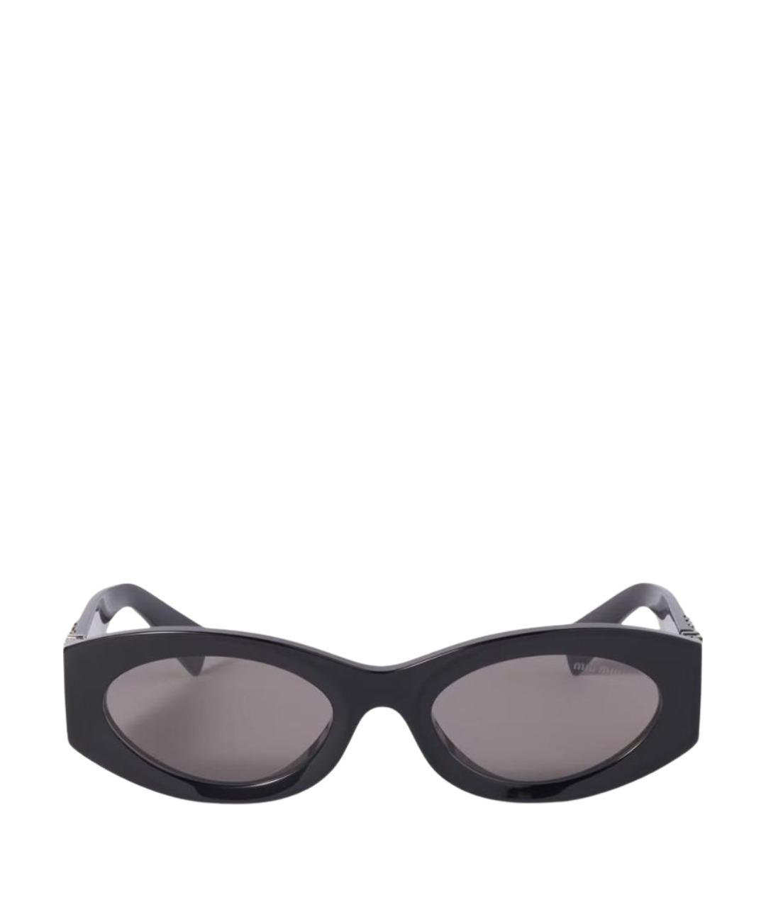 MIU MIU Черные солнцезащитные очки, фото 1
