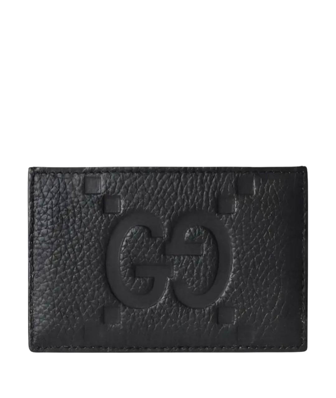 GUCCI Черный кожаный кардхолдер, фото 1