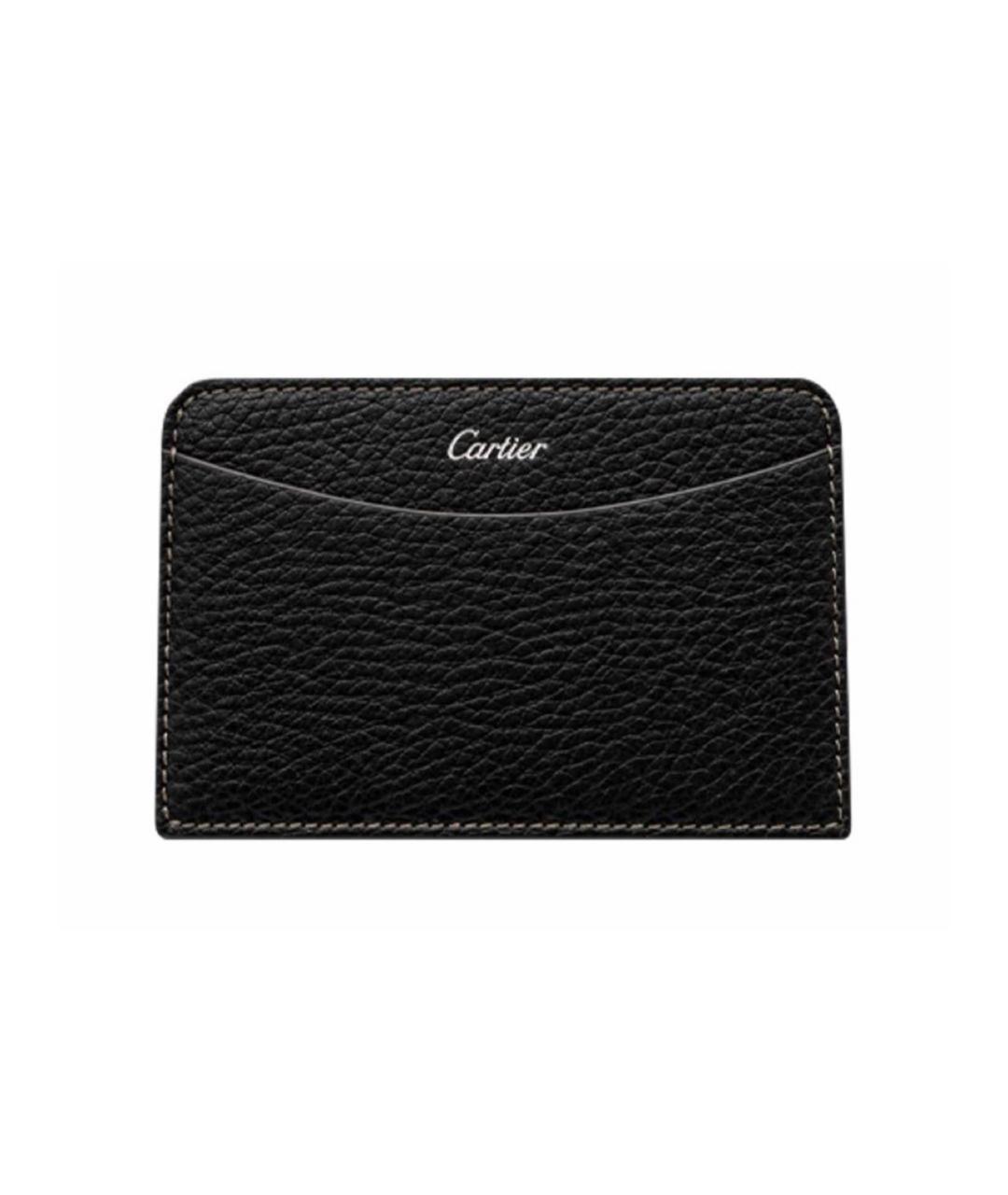 CARTIER Черный кожаный кардхолдер, фото 9