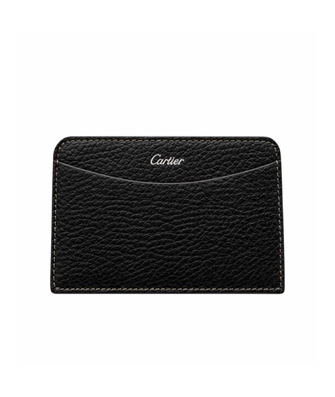 CARTIER Черный кожаный кардхолдер, фото 8