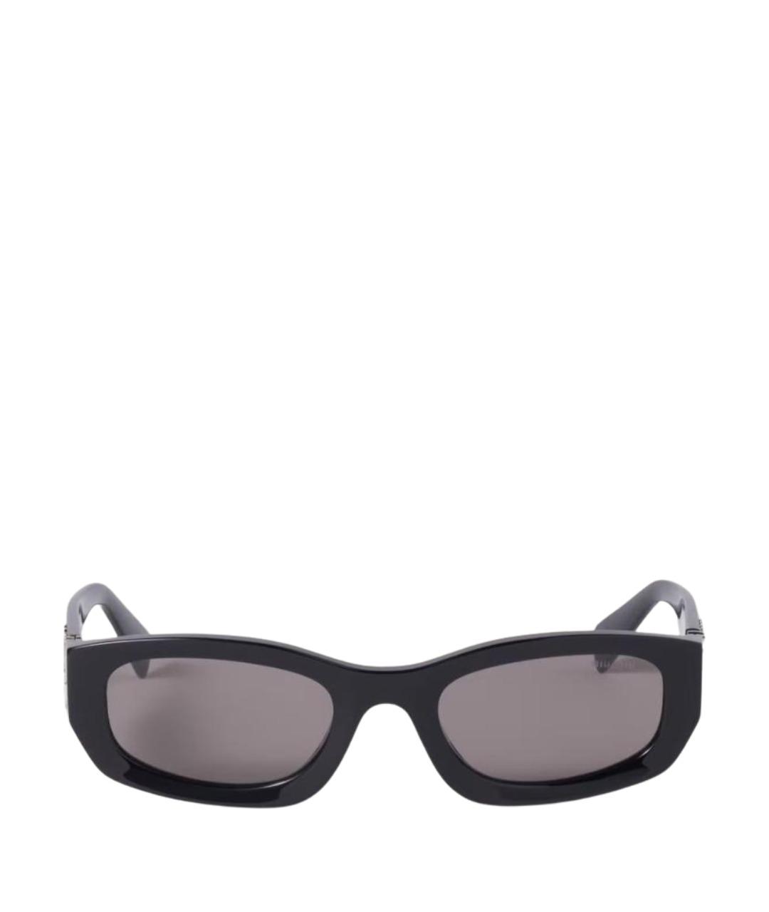 MIU MIU Черные солнцезащитные очки, фото 1