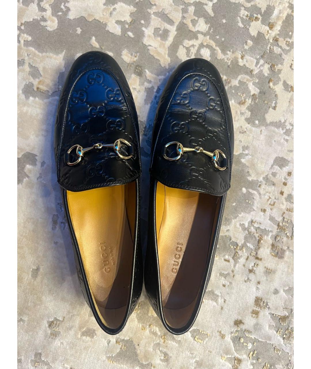 GUCCI Черные кожаные лоферы, фото 2