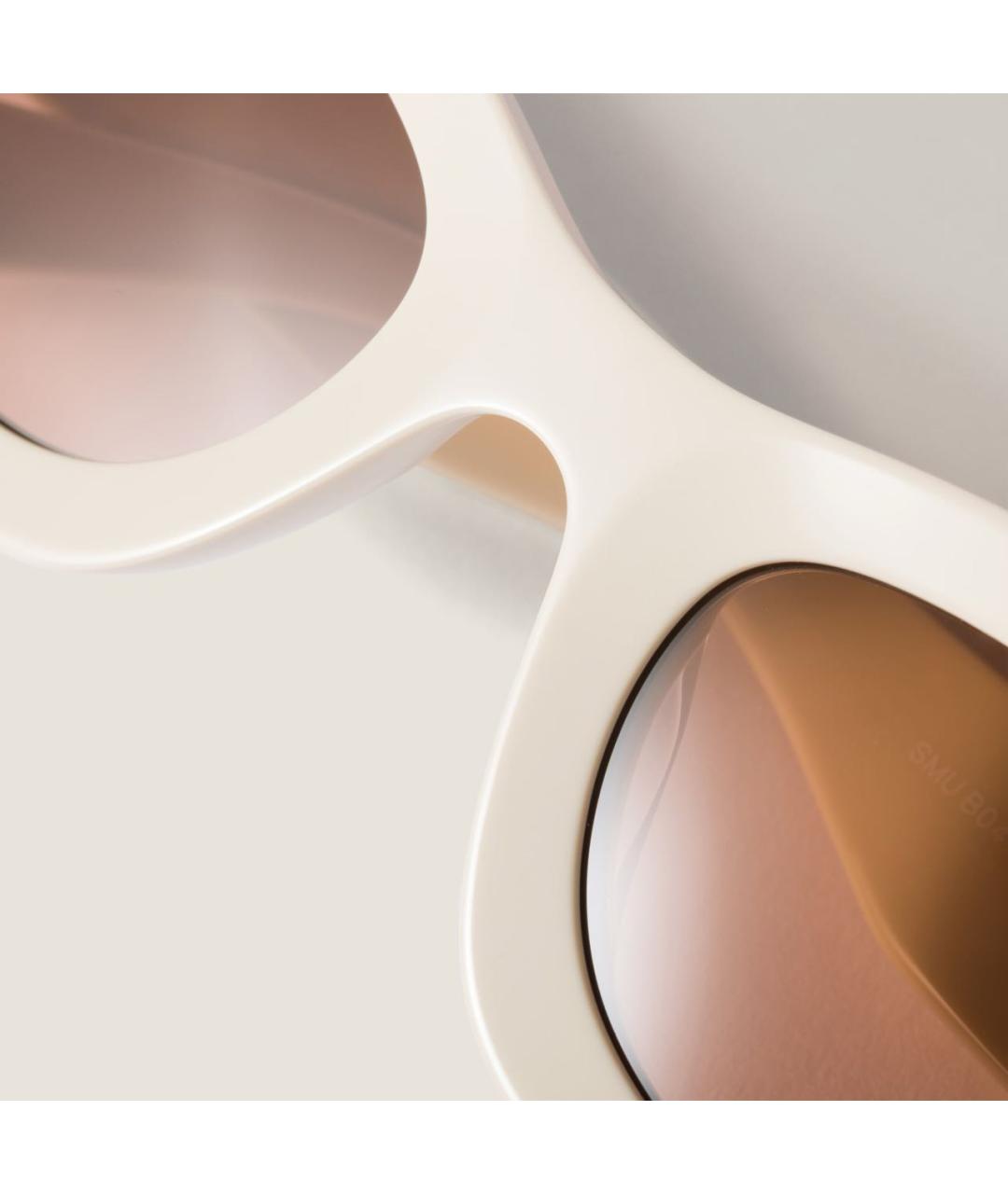 MIU MIU Белые солнцезащитные очки, фото 5