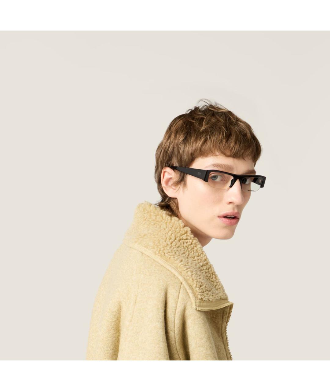 MIU MIU Черные солнцезащитные очки, фото 2