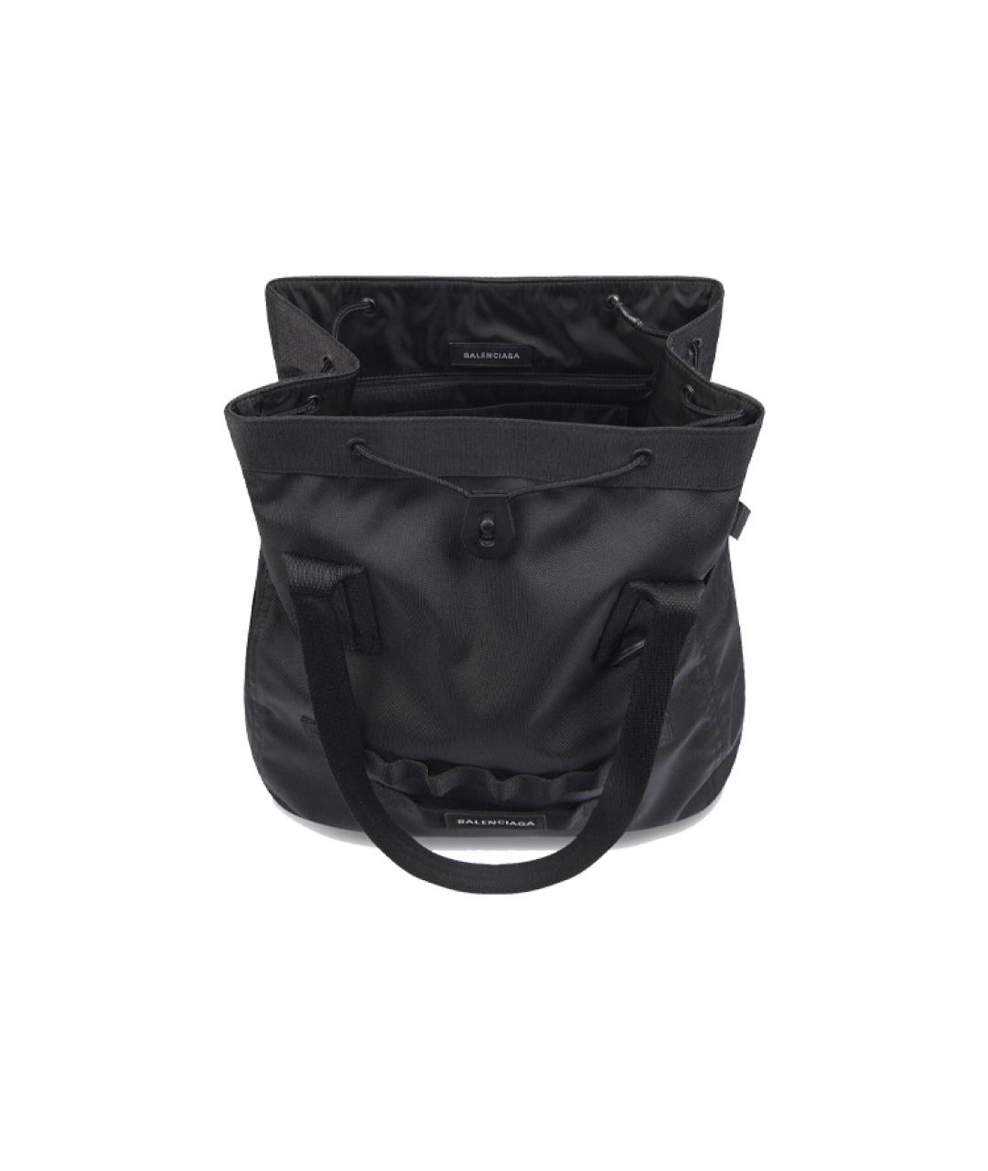 BALENCIAGA Черная нейлоновая сумка на плечо, фото 2