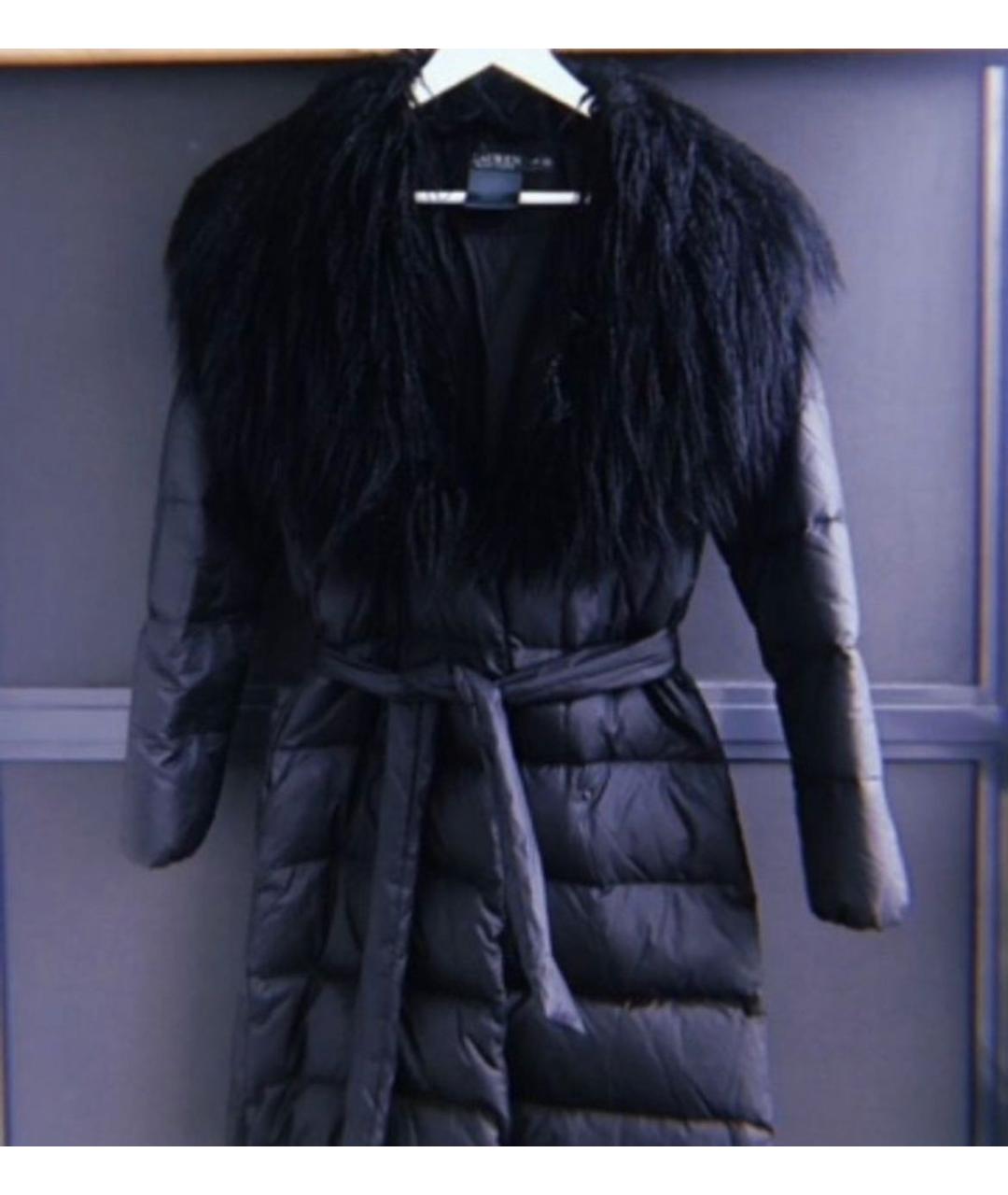RALPH LAUREN Черное пальто, фото 3
