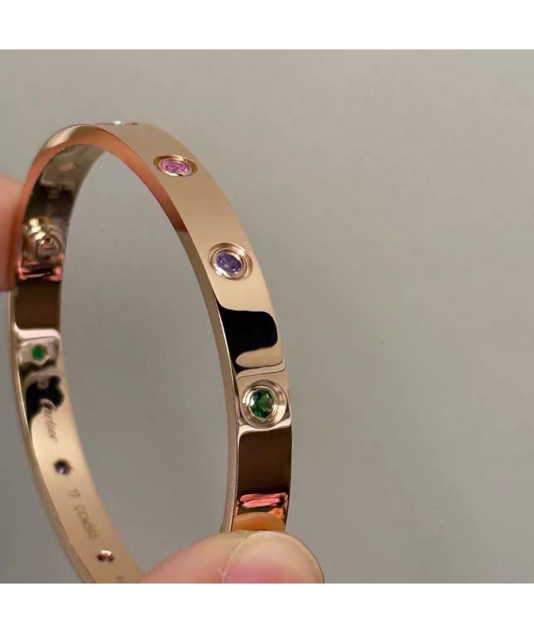 CARTIER Золотой браслет из розового золота, фото 3