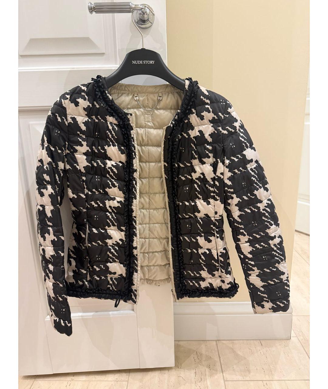 WEEKEND MAX MARA Черная полиэстеровая куртка, фото 7