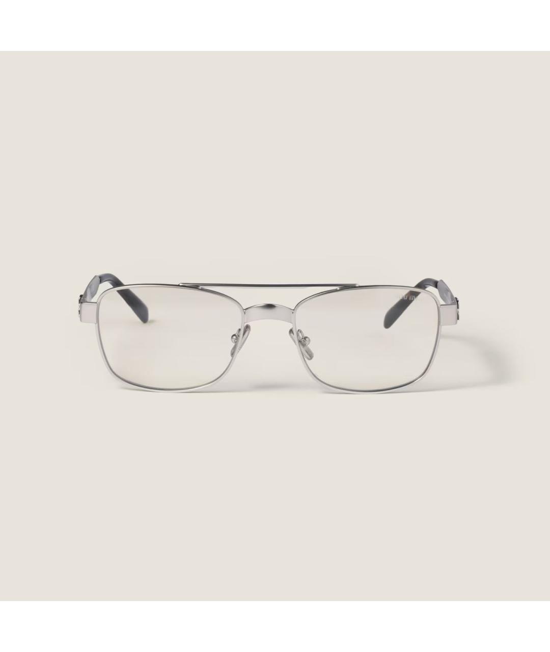 MIU MIU Серебряные солнцезащитные очки, фото 5