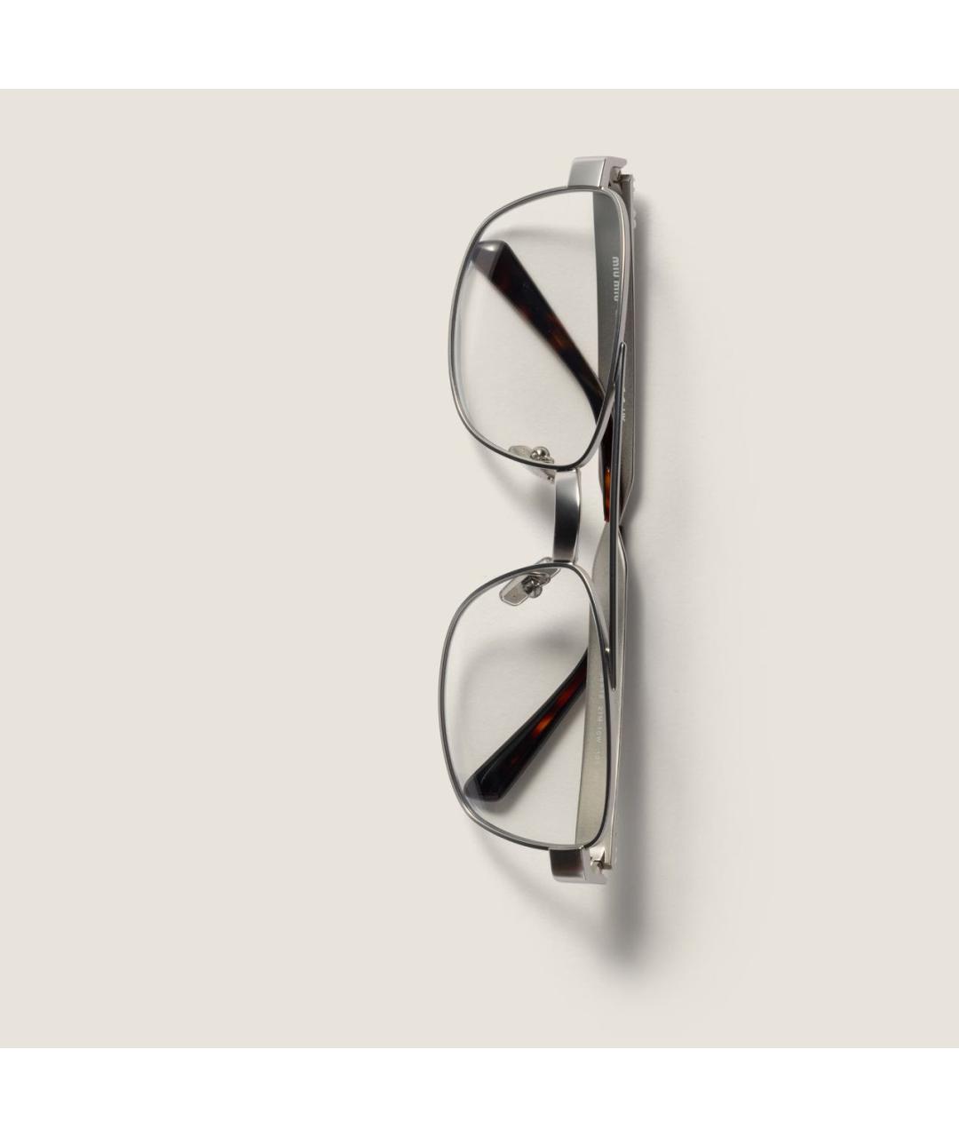 MIU MIU Серебряные солнцезащитные очки, фото 4