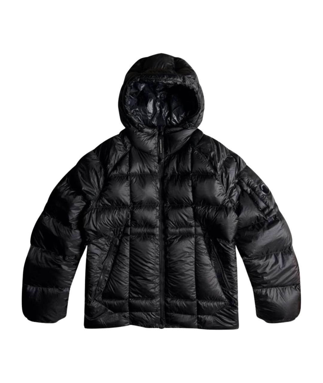 CP COMPANY Черный полиамидовый пуховик, фото 1