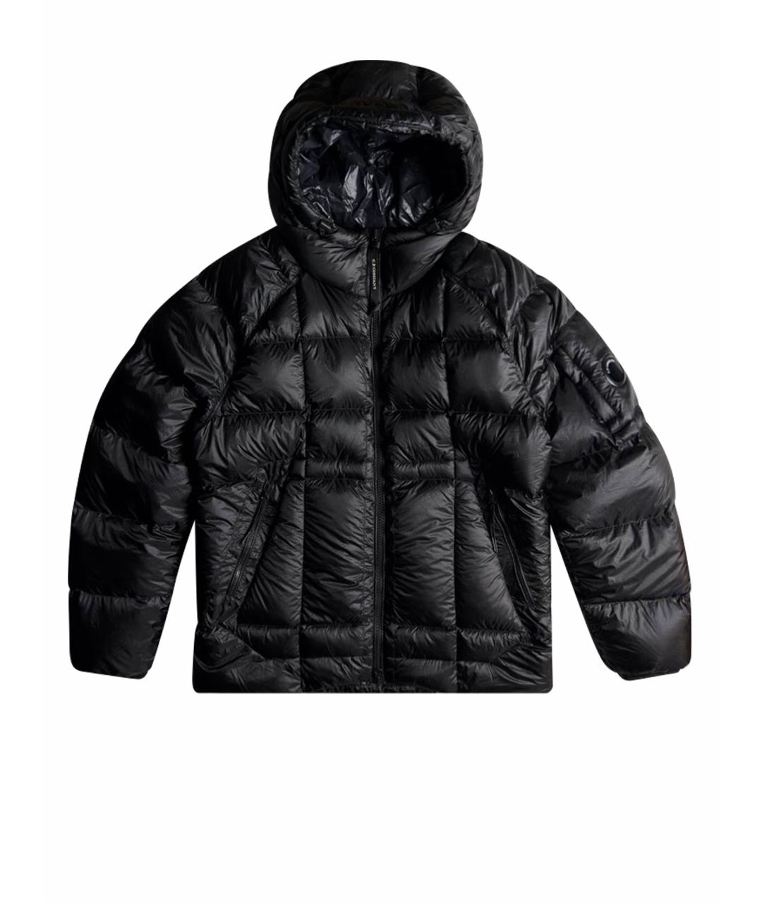 CP COMPANY Черный полиамидовый пуховик, фото 6