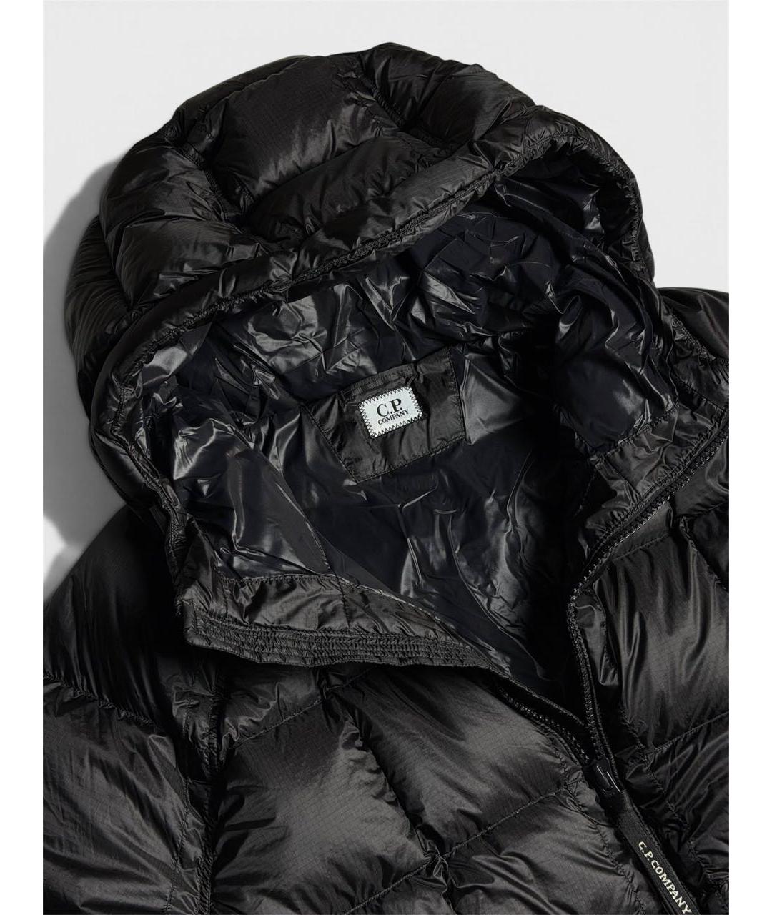 CP COMPANY Черный полиамидовый пуховик, фото 3