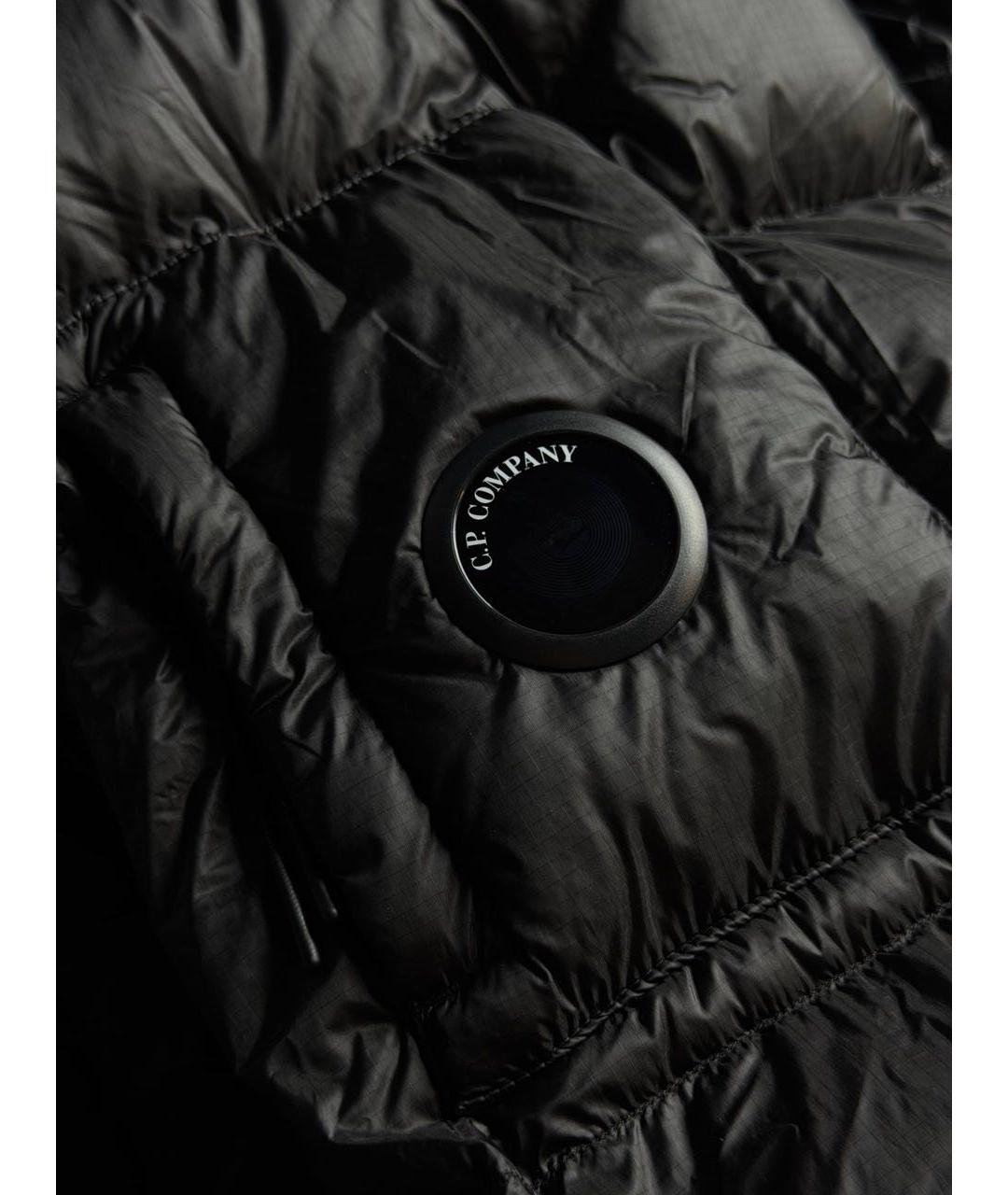 CP COMPANY Черный полиамидовый пуховик, фото 5