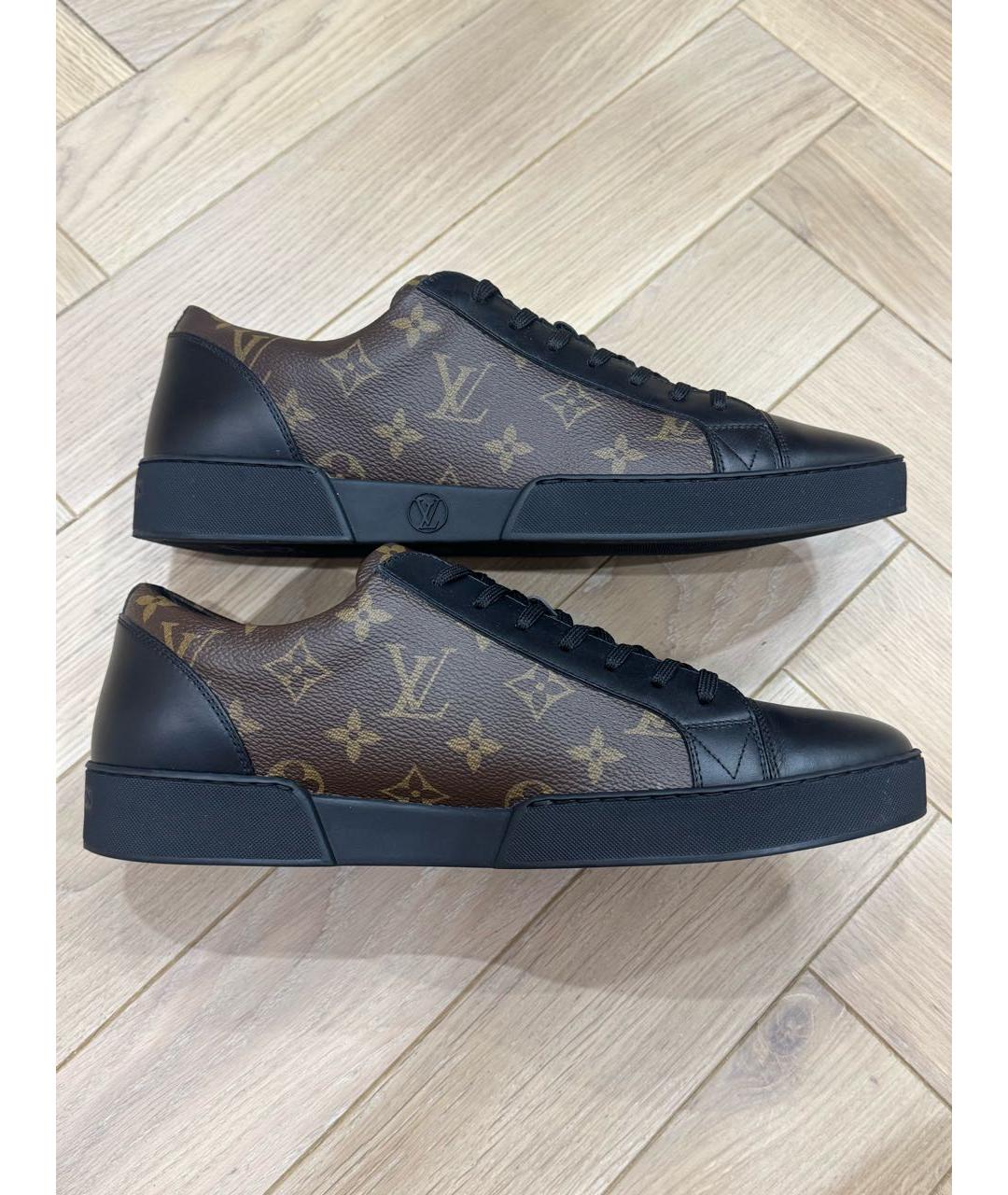 LOUIS VUITTON Коричневые низкие кроссовки / кеды, фото 5