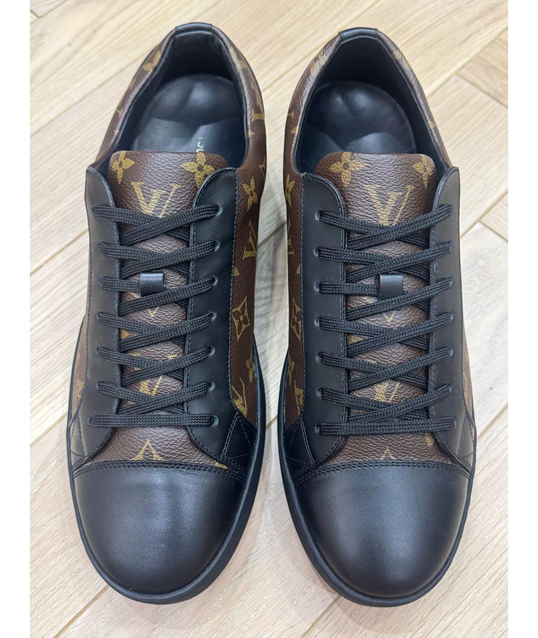LOUIS VUITTON Коричневые низкие кроссовки / кеды, фото 3