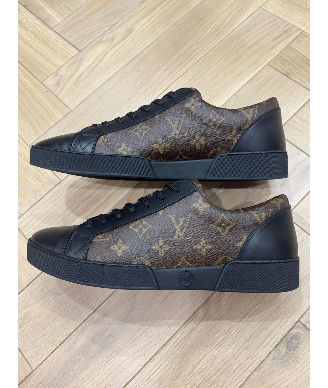 LOUIS VUITTON Коричневые низкие кроссовки / кеды, фото 9