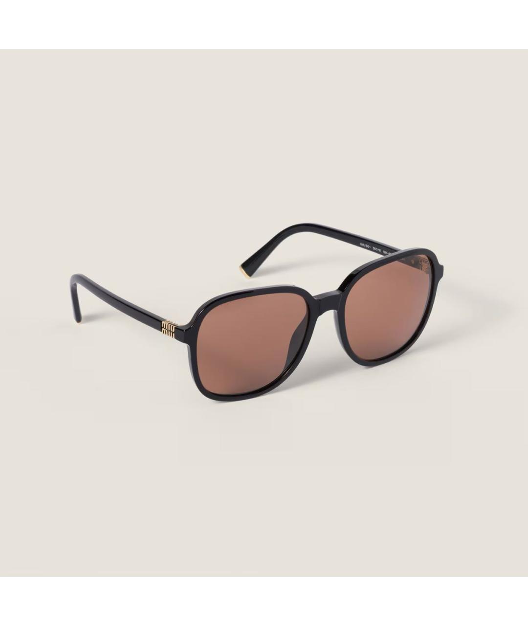 MIU MIU Черные солнцезащитные очки, фото 3