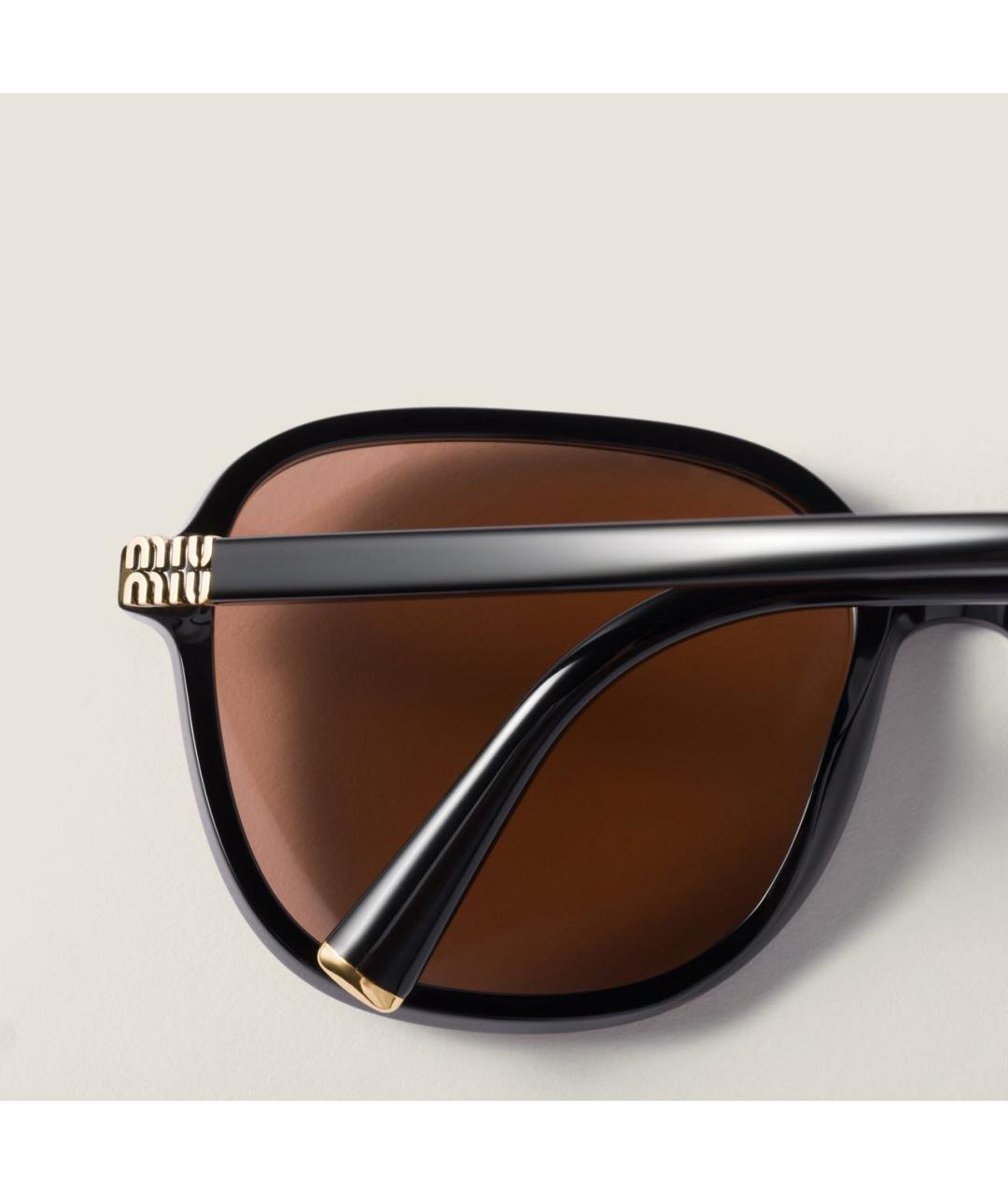 MIU MIU Черные солнцезащитные очки, фото 6