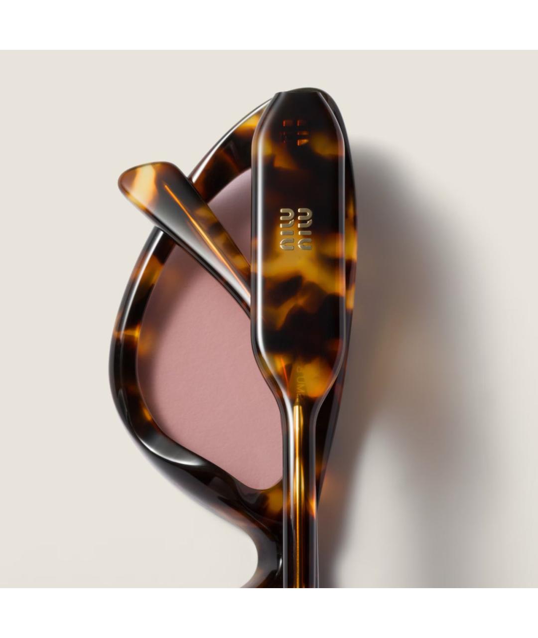 MIU MIU Коричневые солнцезащитные очки, фото 5