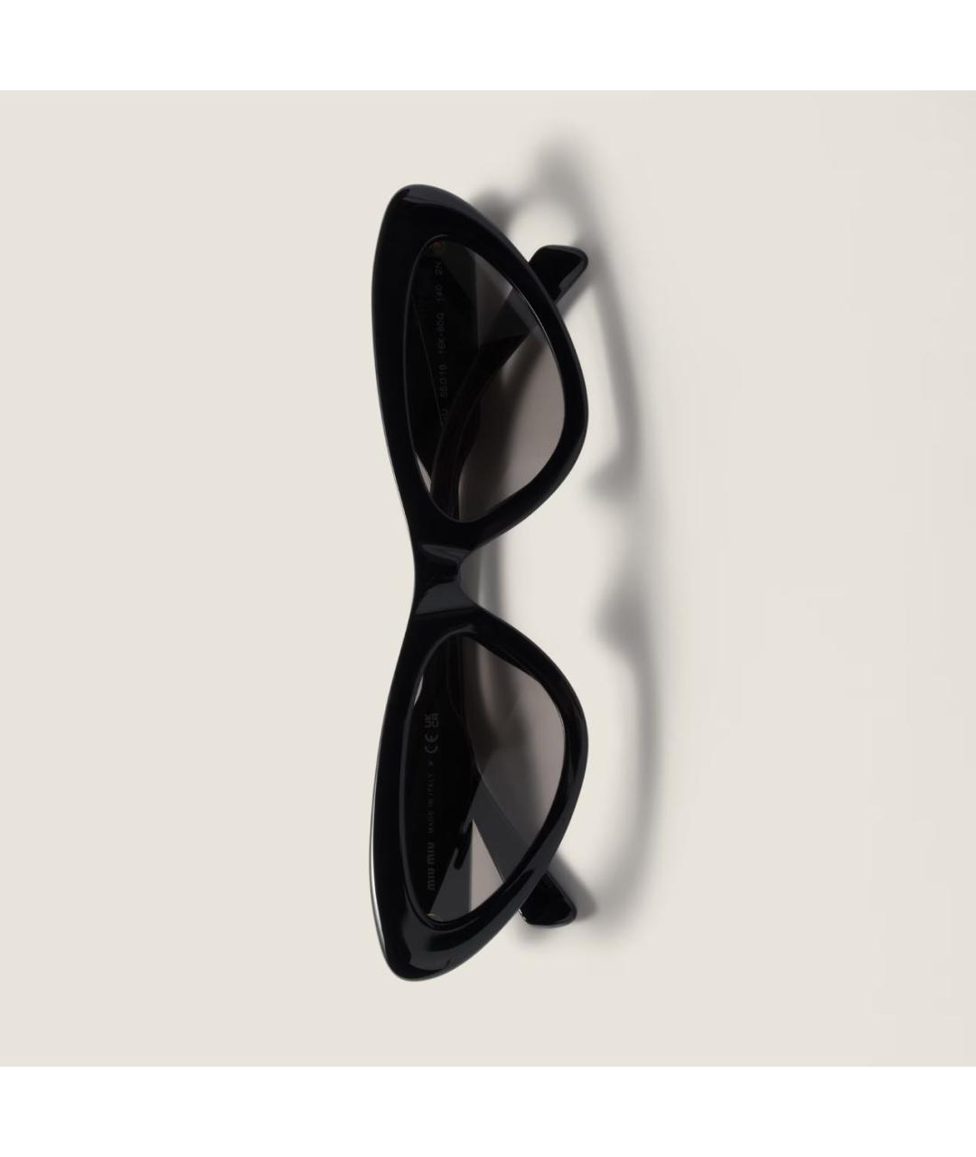 MIU MIU Черные солнцезащитные очки, фото 5
