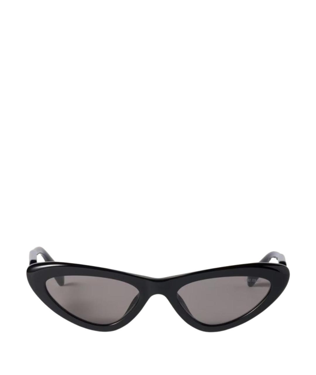 MIU MIU Черные солнцезащитные очки, фото 1