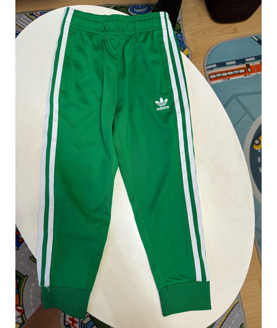 ADIDAS Зеленый атласный комплект, фото 8