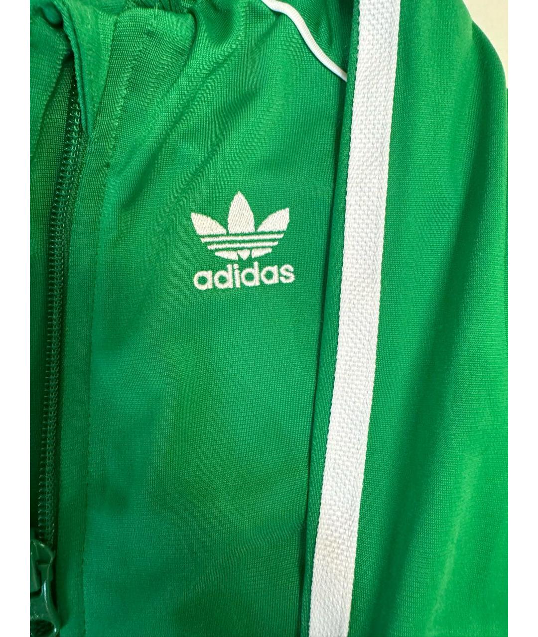 ADIDAS Зеленый атласный комплект, фото 7
