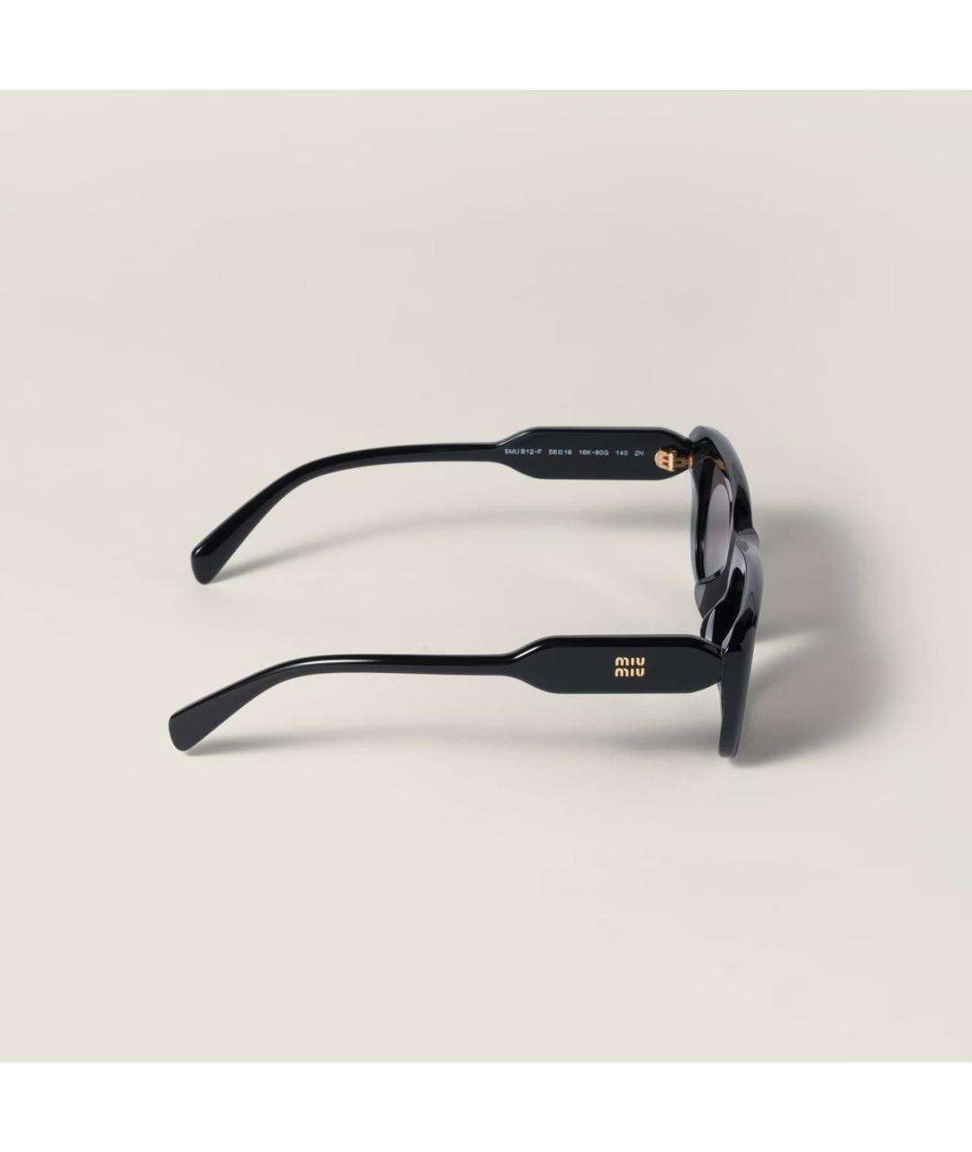 MIU MIU Черные солнцезащитные очки, фото 4