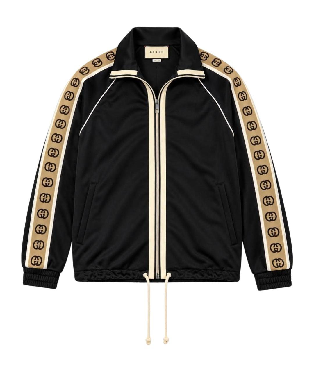GUCCI Черная спортивная куртка, фото 1