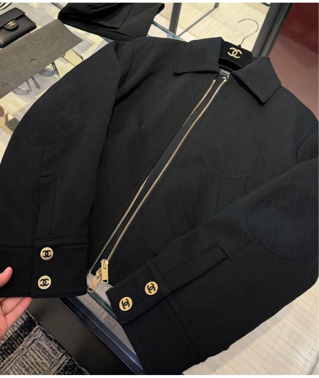 CHANEL Черная куртка, фото 7