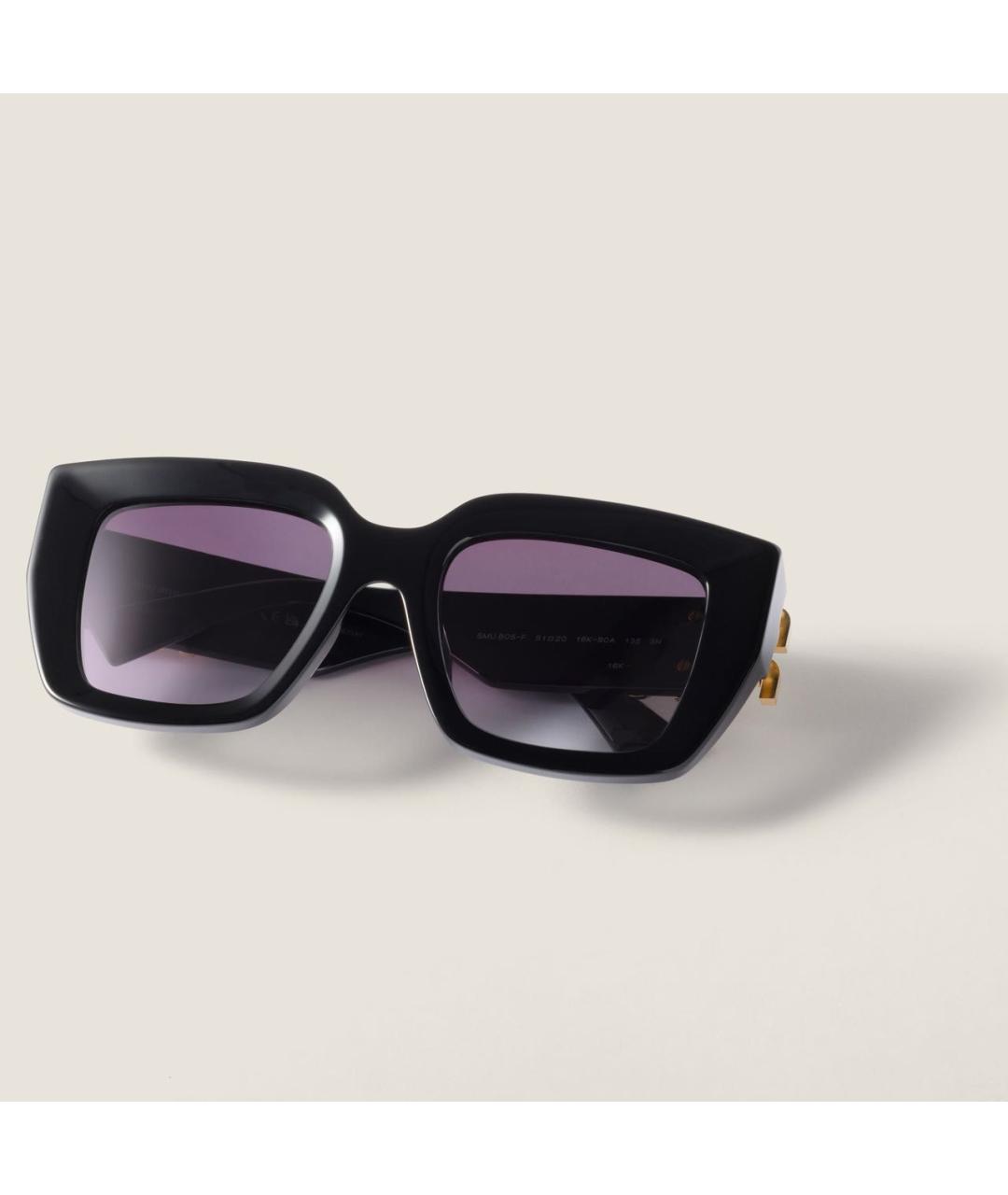MIU MIU Черные солнцезащитные очки, фото 5