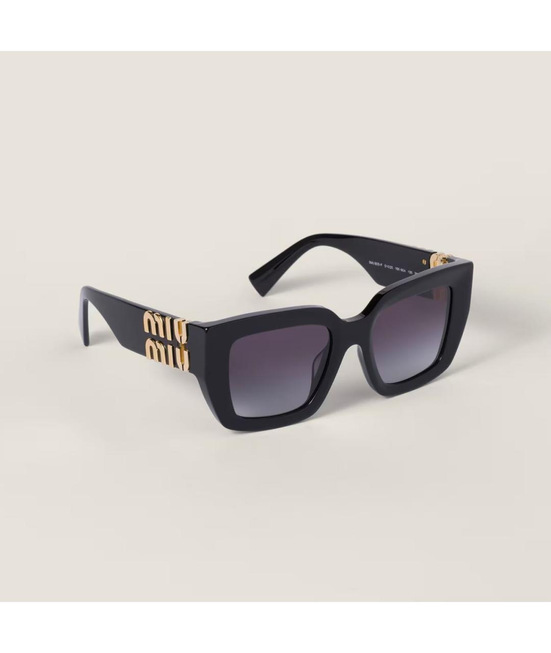 MIU MIU Черные солнцезащитные очки, фото 3