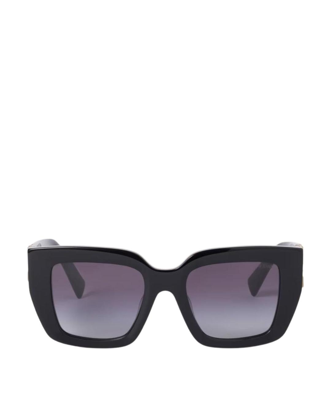 MIU MIU Черные солнцезащитные очки, фото 1