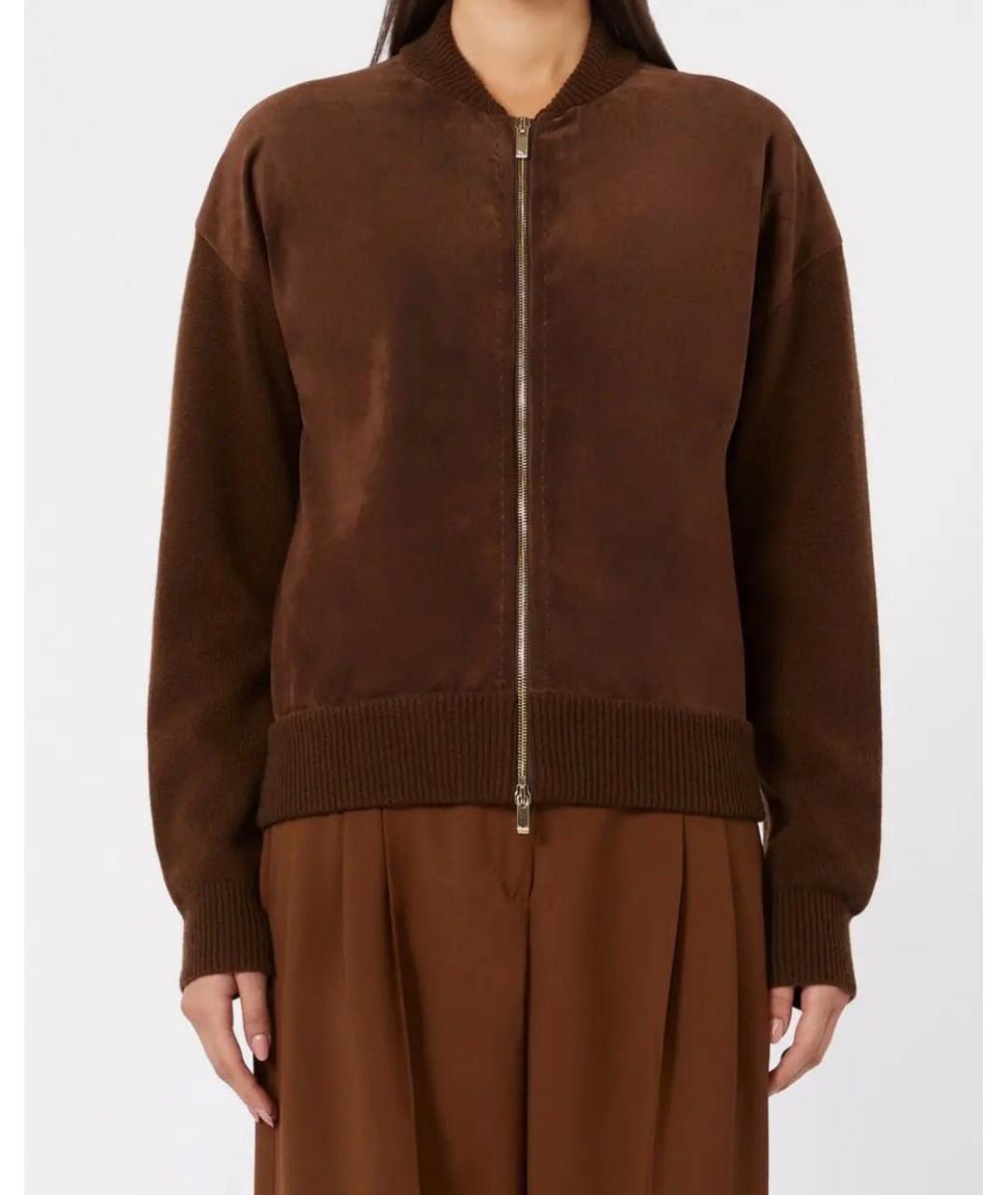 MAX MARA Коричневый кардиган, фото 3