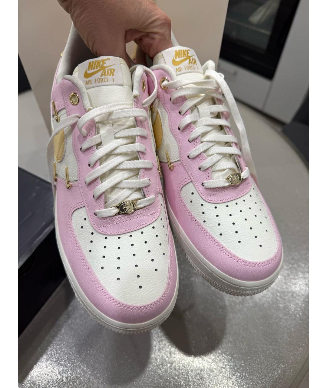 NIKE Розовые кожаные кроссовки, фото 2