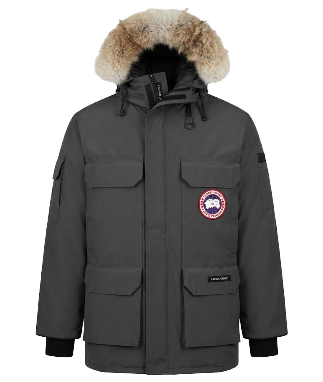 CANADA GOOSE Серая нейлоновая куртка, фото 1