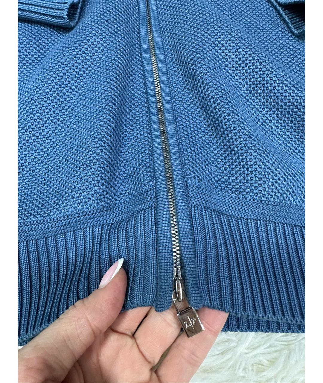 LORO PIANA Темно-синий костюм с брюками, фото 8