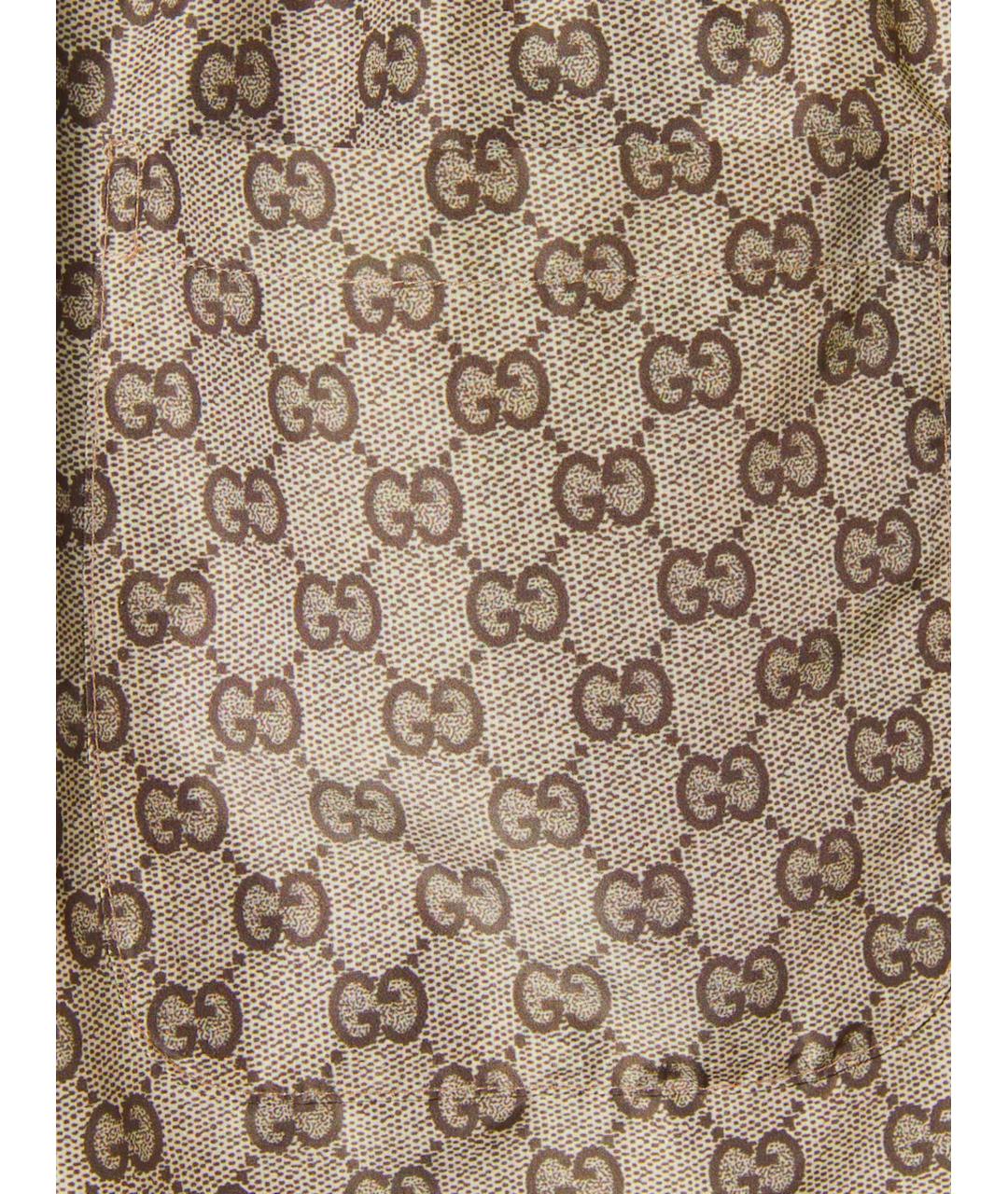 GUCCI Бежевые полиэстеровые плавки, фото 4