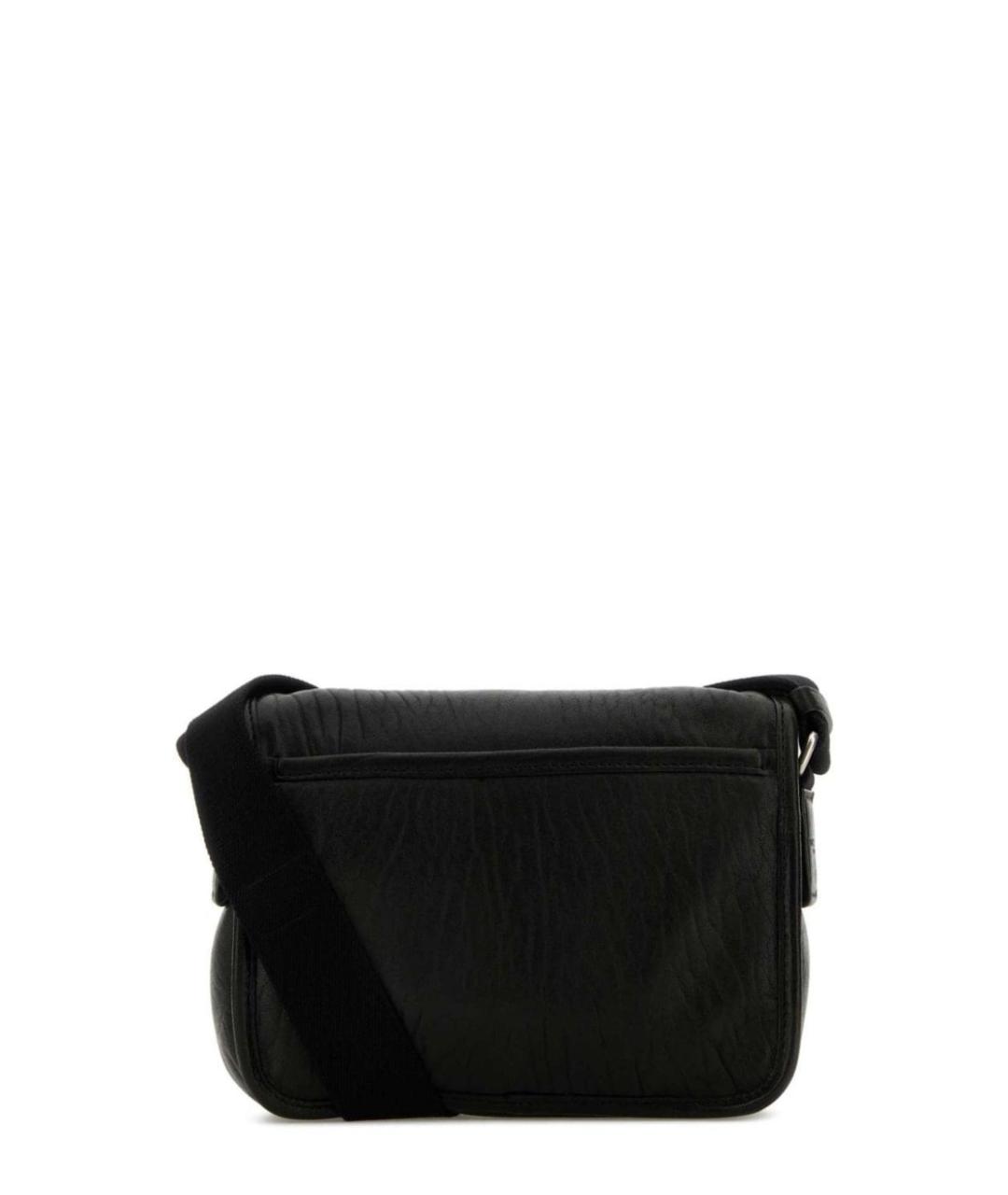 SAINT LAURENT Черная кожаная сумка на плечо, фото 3