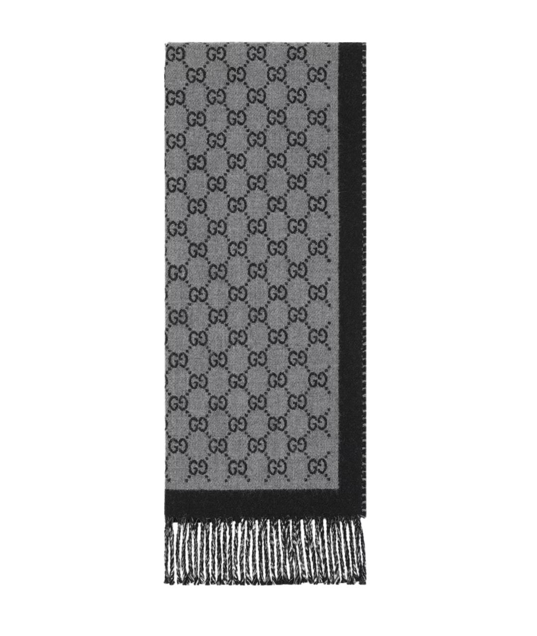 GUCCI Мульти шерстяной шарф, фото 1