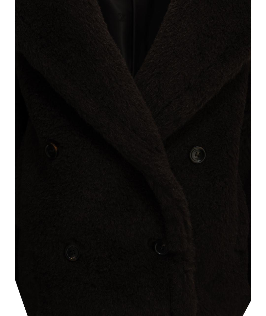 MAX MARA Коричневое шерстяное пальто, фото 3