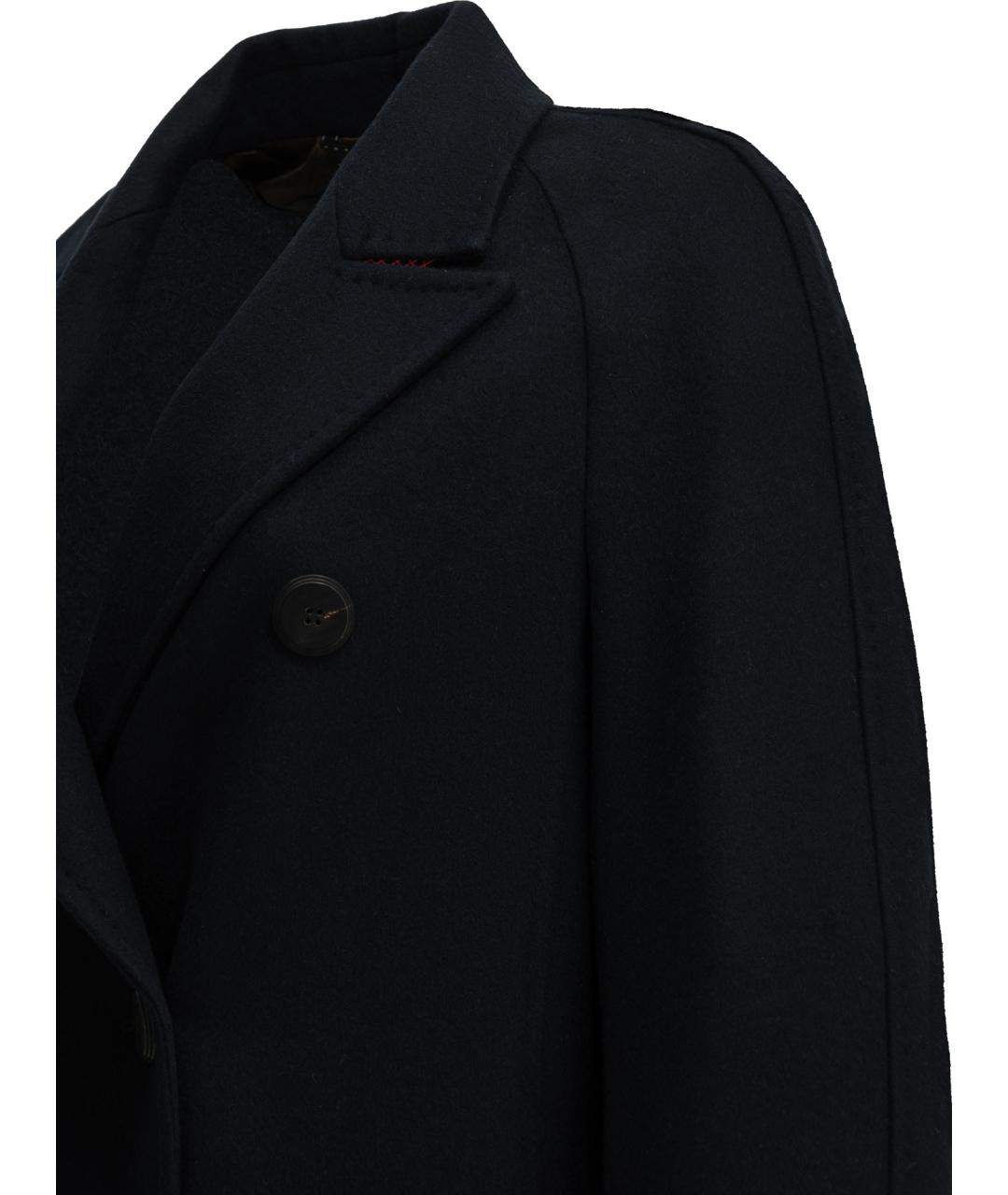 MAX MARA Синее кашемировое пальто, фото 4