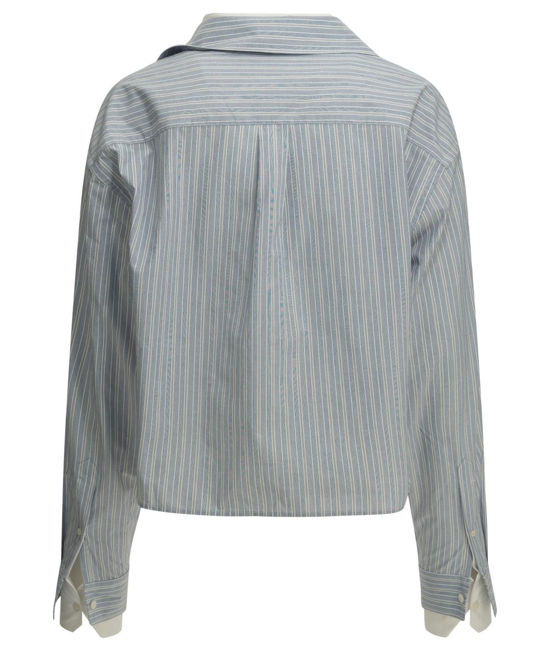 ACNE STUDIOS Голубая хлопковая рубашка, фото 2