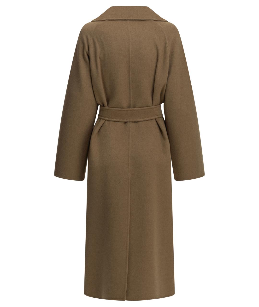 MAX MARA Бежевое шерстяное пальто, фото 2