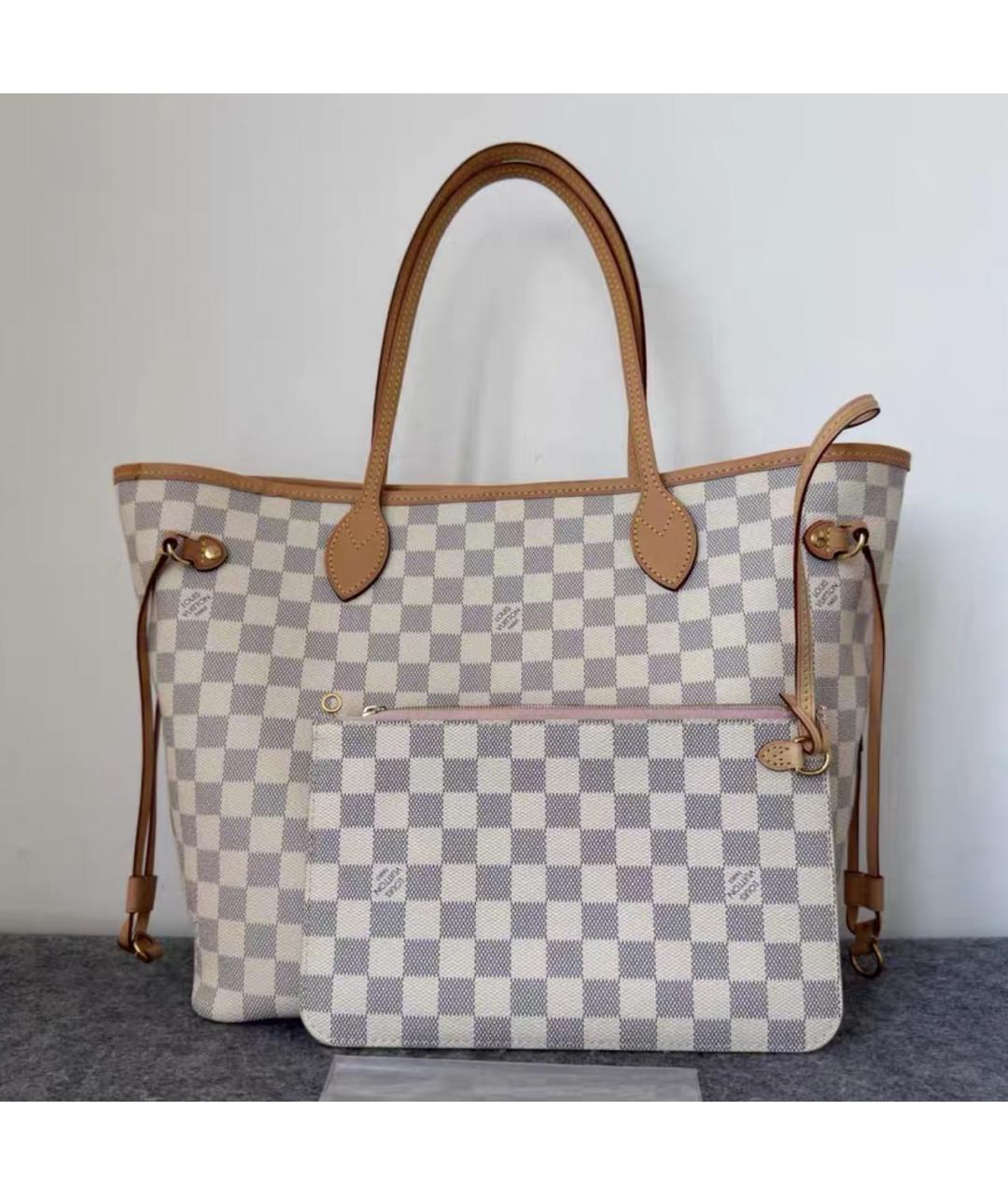 LOUIS VUITTON Бежевая сумка тоут из канвы, фото 2