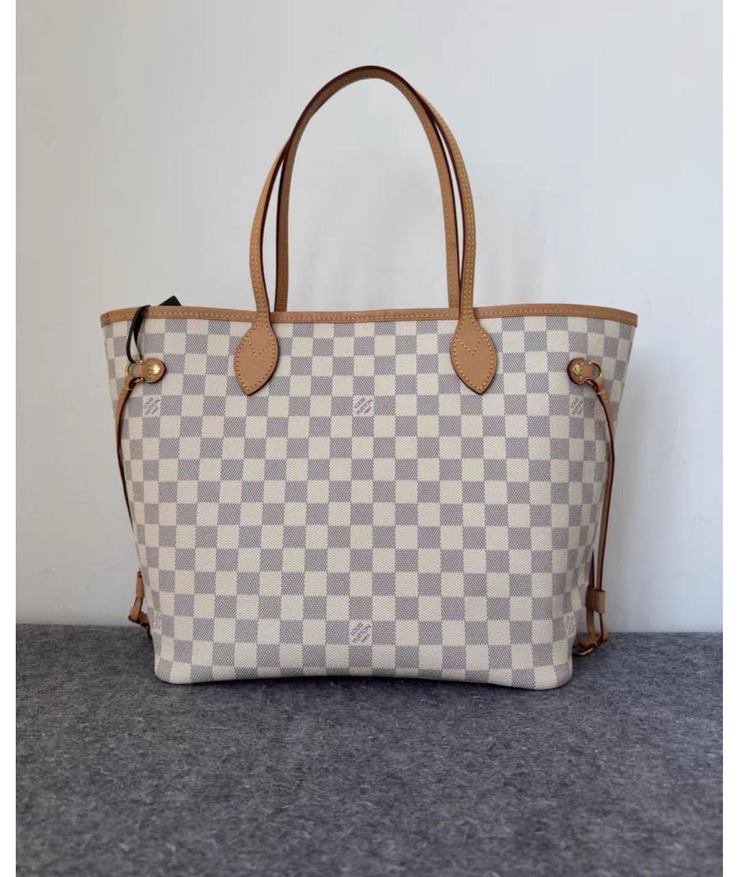 LOUIS VUITTON Бежевая сумка тоут из канвы, фото 4